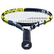 121222-142 Babolat Evoke 102 Strung Tennis Racquet (Black Yellow)