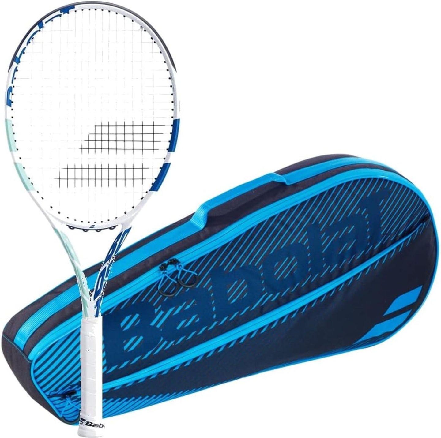 121224-353-3R-BNDL Babolat Boost Drive Women's + Blue Club Bag Tennis Starter Bundle