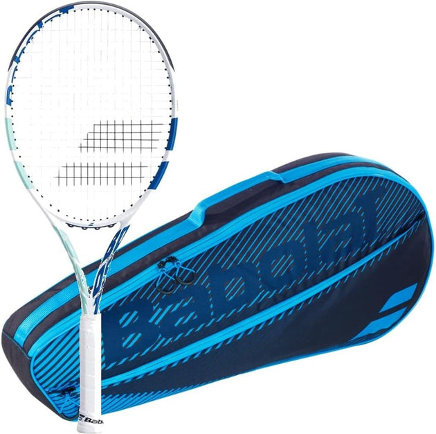 121224-353-3R-BNDL Babolat Boost Drive Women's + Blue Club Bag Tennis Starter Bundle
