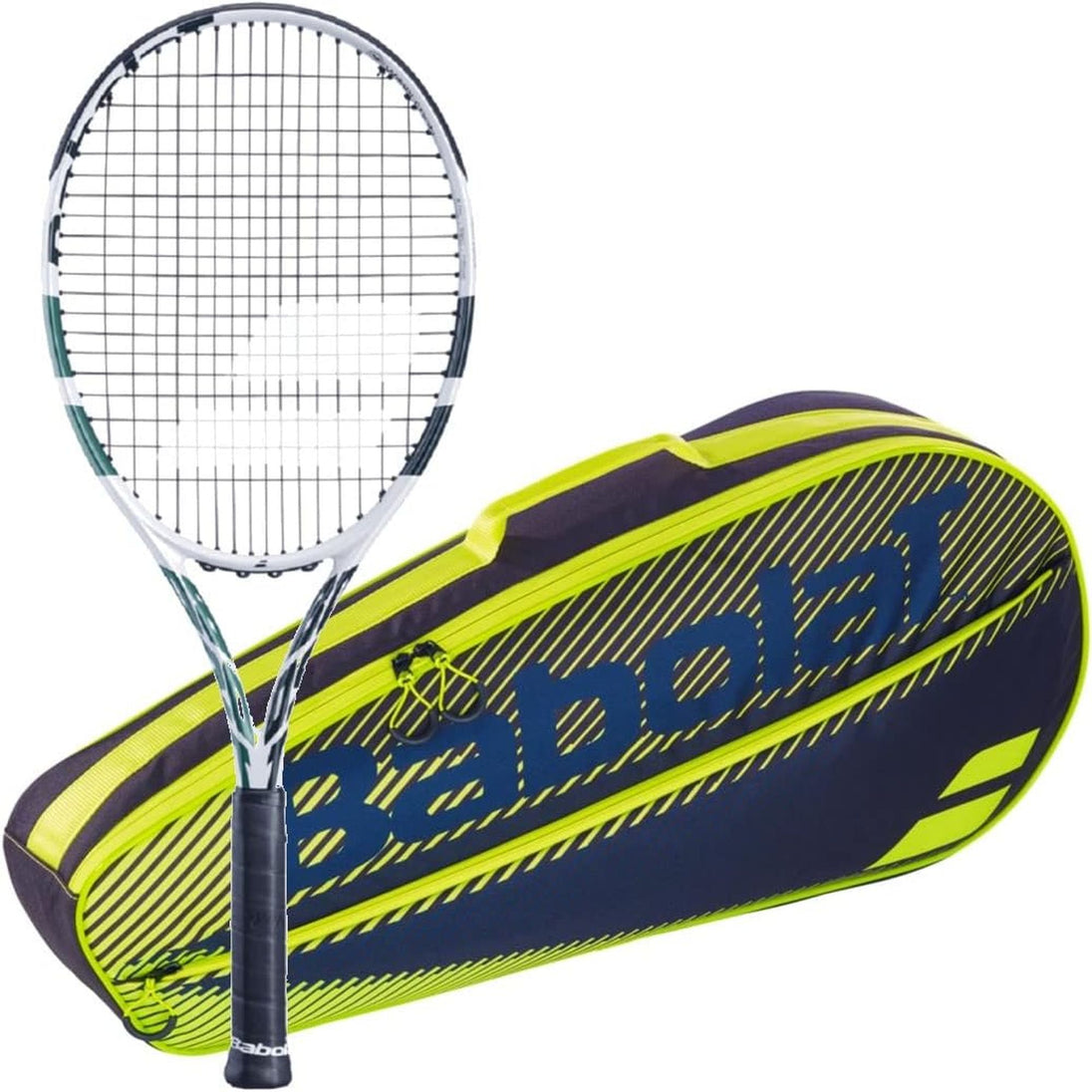 121230-3R-BNDL-YLW Babolat Boost Wimbledon + Yellow Club Bag Tennis Starter Bundle