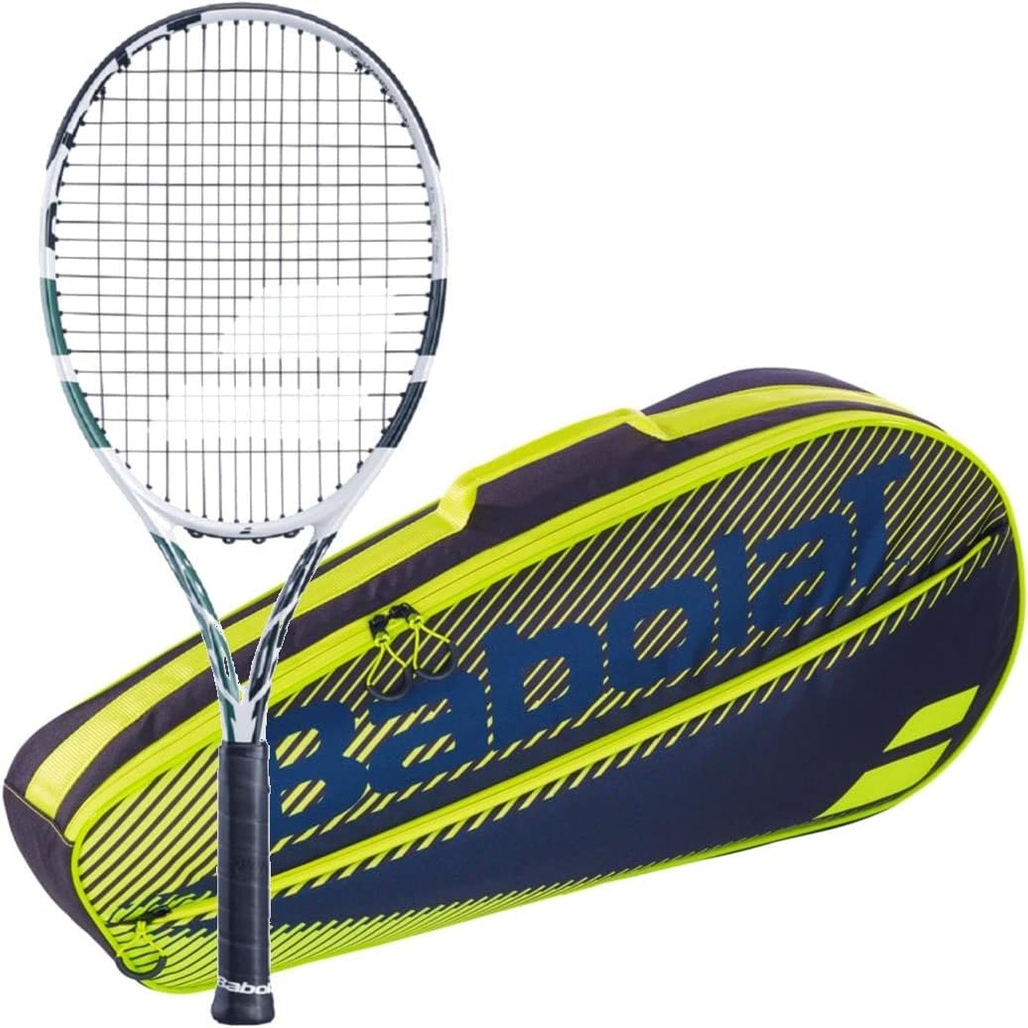 121230-3R-BNDL-YLW Babolat Boost Wimbledon + Yellow Club Bag Tennis Starter Bundle