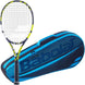 121242-751202-146-BNDL Babolat Boost Aero + Blue Club Bag Tennis Starter Bundle (Yellow)