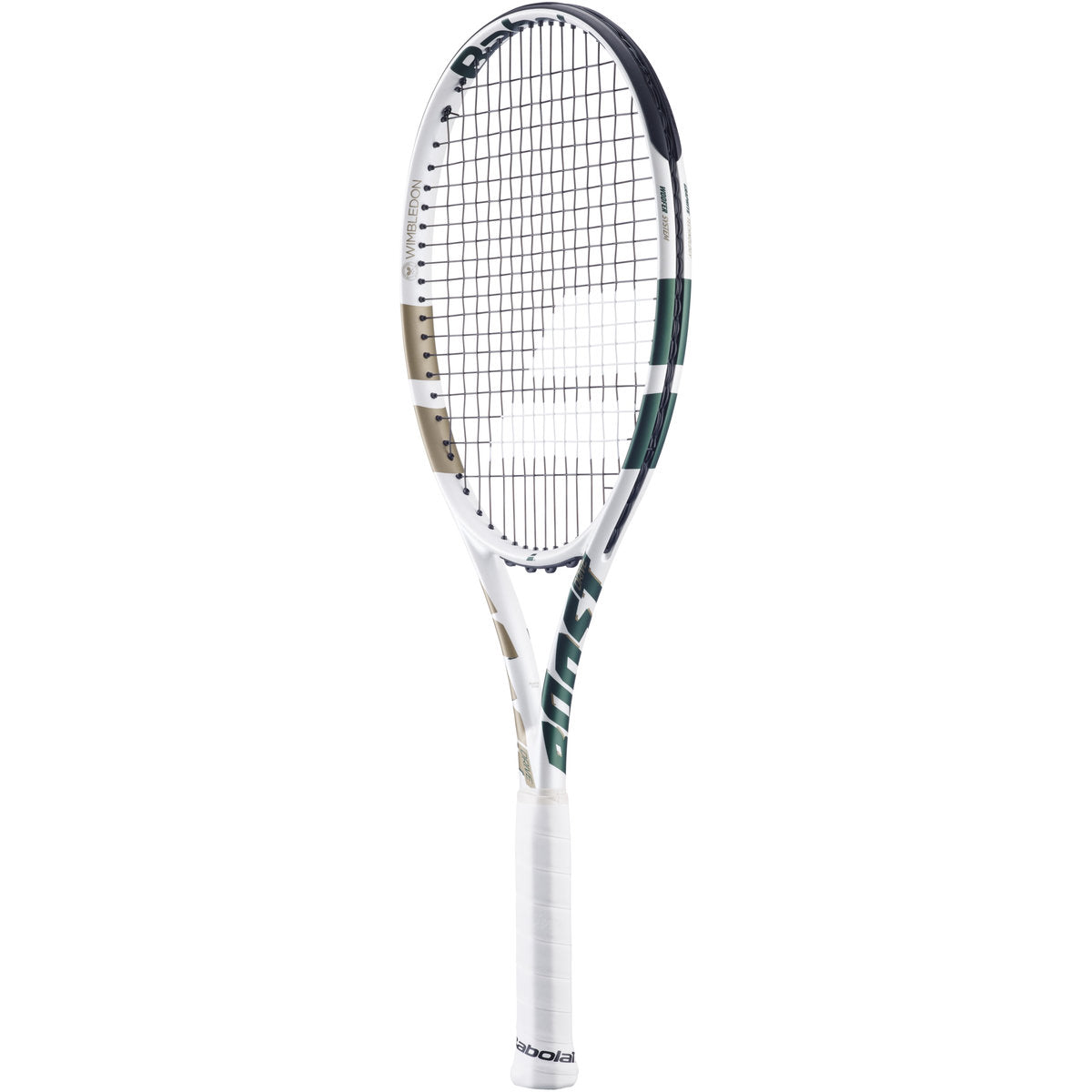 Babolat Boost Drive Wimbledon Strung Tennis Racquet (White/Champagne G