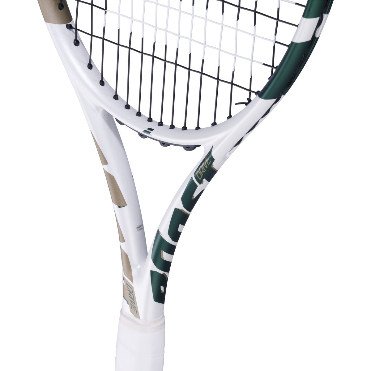 Babolat Boost Drive Wimbledon Strung Tennis Racquet (White/Champagne G