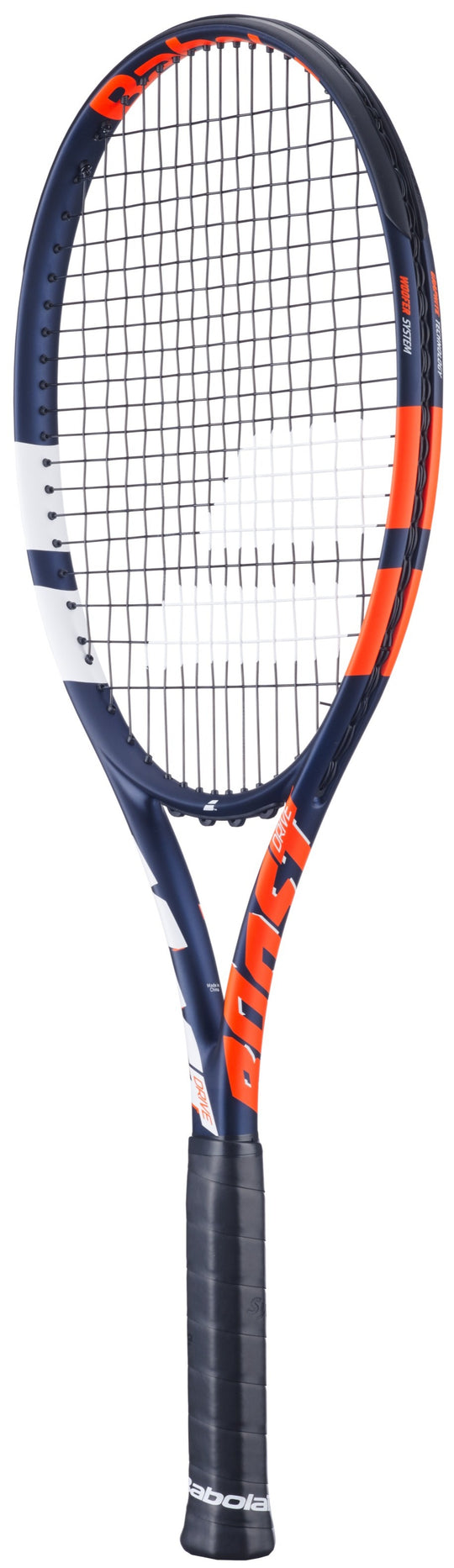 121263-100-Singles-BNDL Babolat Boost Drive Tennis Racquet (Blue/Orange/White) Singles Player Pack