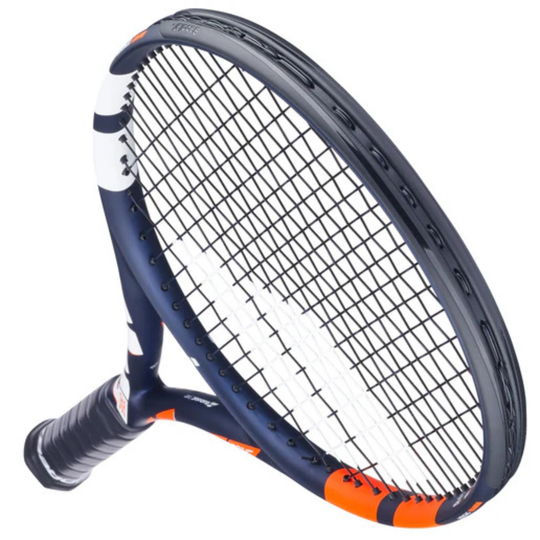 121263-100 Babolat Boost Drive Strung Tennis Racquet (Blue/Orange/White)