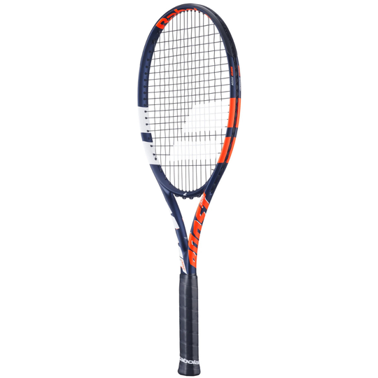 121263-100 Babolat Boost Drive Strung Tennis Racquet (Blue/Orange/White)