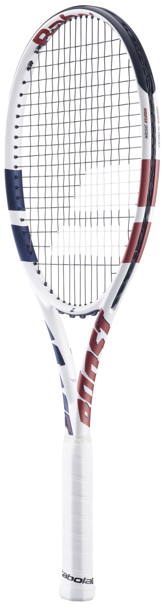 121265-100-Singles-BNDL Babolat Boost Drive Tennis Racquet (White) Singles Player Pack