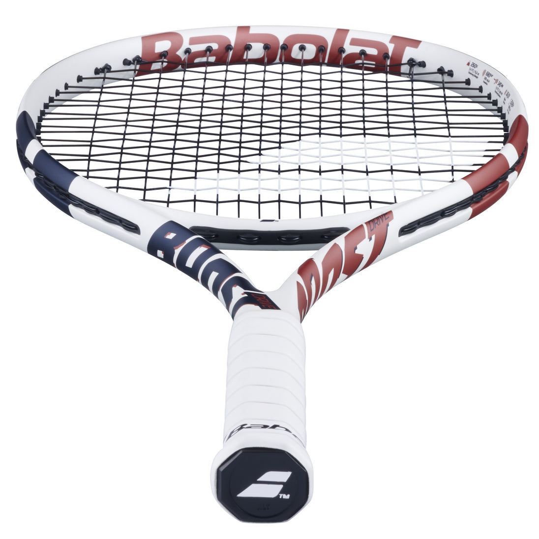 121265-100-Doubles-BNDL Babolat Boost Drive Tennis Racquet (White) Doubles Player Pack
