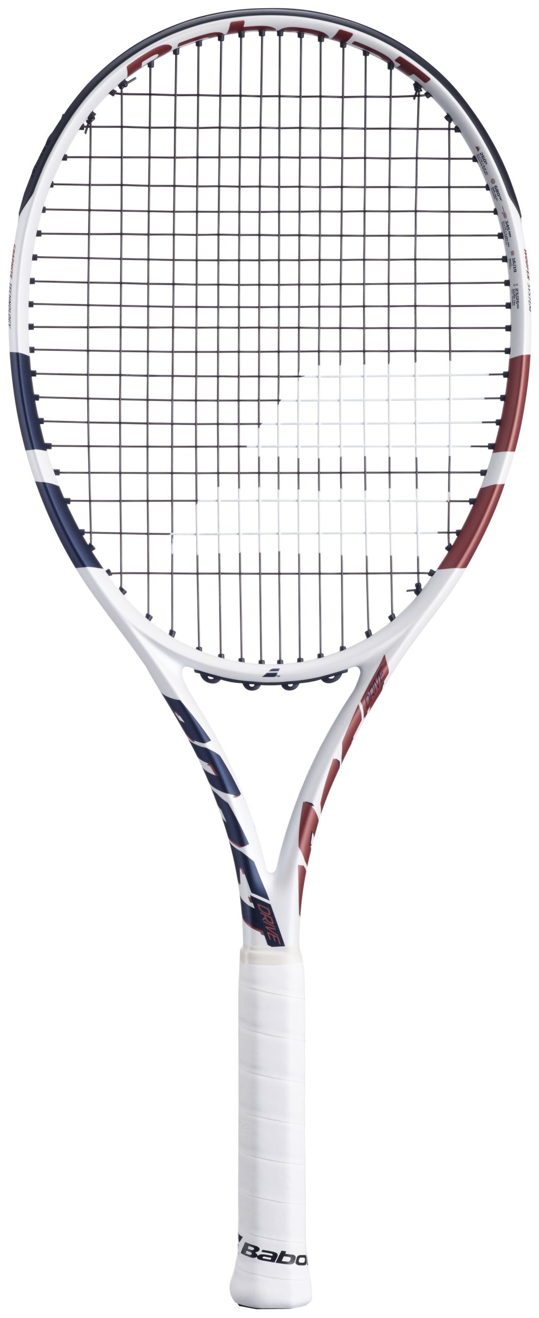 121265-100-Doubles-BNDL Babolat Boost Drive Tennis Racquet (White) Doubles Player Pack