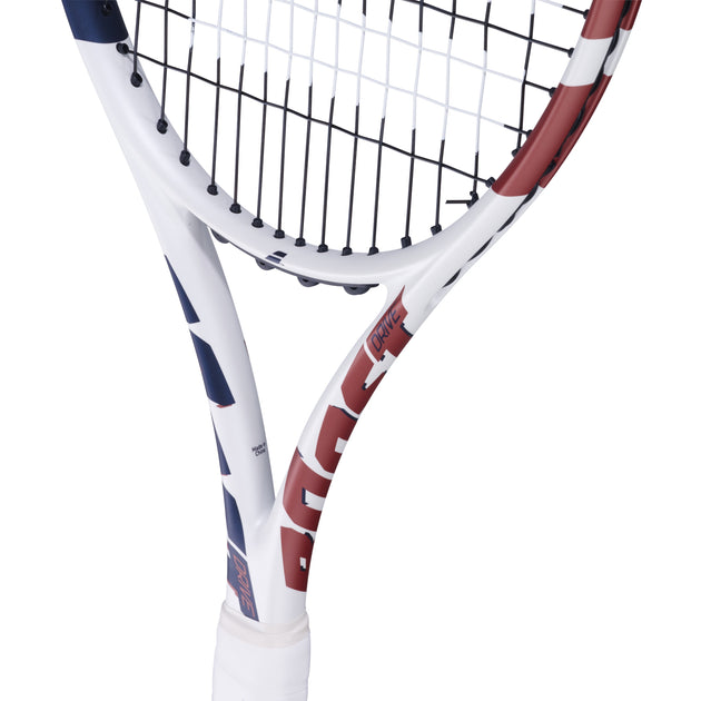 121265-100-Singles-BNDL Babolat Boost Drive Tennis Racquet (White) Singles Player Pack