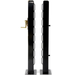 Edwards 3”_Square_Surface_Mount_Pickleball_Post_Black