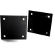 Edwards 3”_Square_Surface_Mount_Pickleball_Post_Black