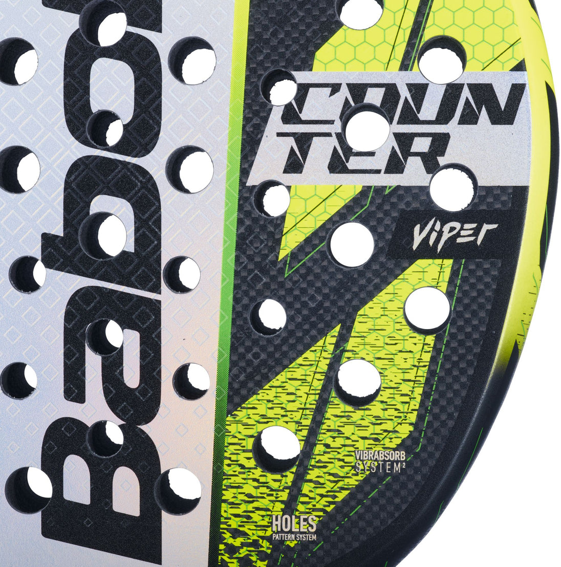 Babolat Counter Viper Padel Racket (Yellow/Black/Grey)