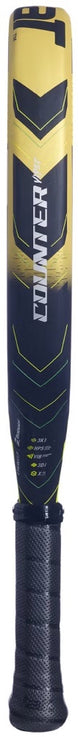150140-100 Babolat Counter Viper Padel Racket (Metallic Gold/Black/Yellow)