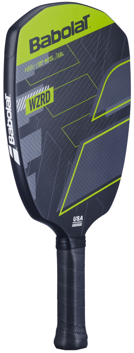 160015-100 Babolat WZRD Pickleball Paddle (Black/Green)