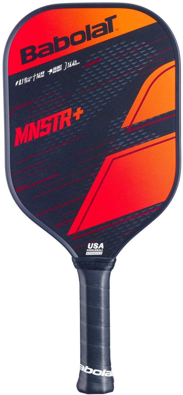 160017 Babolat MNSTR+ Pickleball Paddle (Black/Red)
