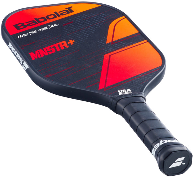 160017 Babolat MNSTR+ Pickleball Paddle (Black/Red)