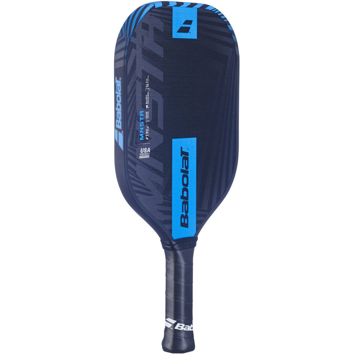 160025 Babolat MNSTR Pickleball Paddle (Black/Blue)