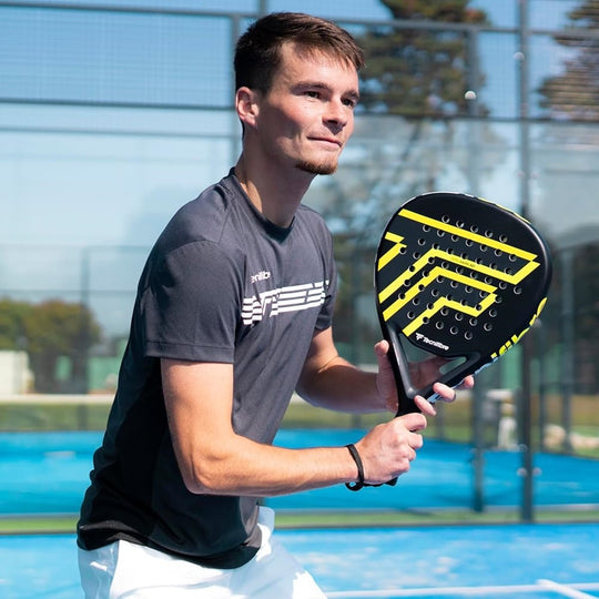 16WABR3652 Tecnifibre Wall Breaker 365 PHD Padel Racket (Black/Yellow)