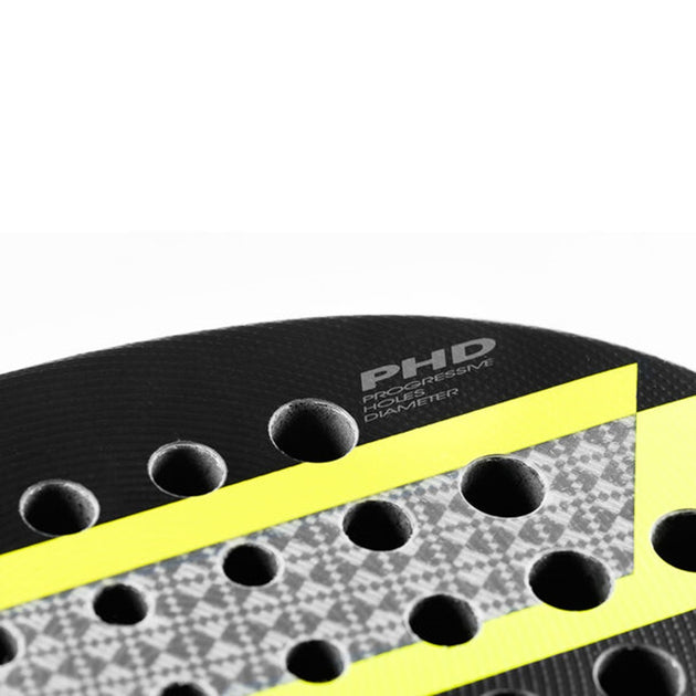 16WABR3652 Tecnifibre Wall Breaker 365 PHD Padel Racket (Black/Yellow)