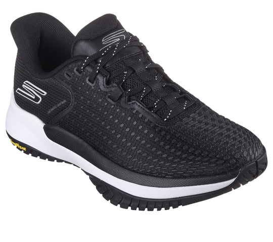 172100-BKW Skechers Women’s Viper Court Pro Elite Hands Free Slip-Ins Pickleball Shoes (Black/White)