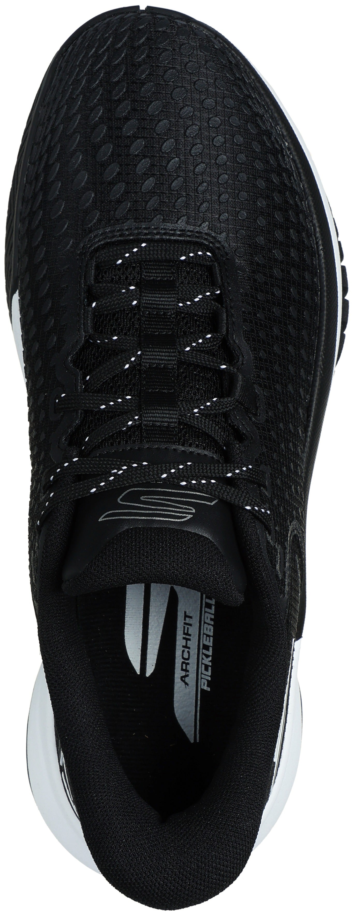 172100-BKW Skechers Women’s Viper Court Pro Elite Hands Free Slip-Ins Pickleball Shoes (Black/White)