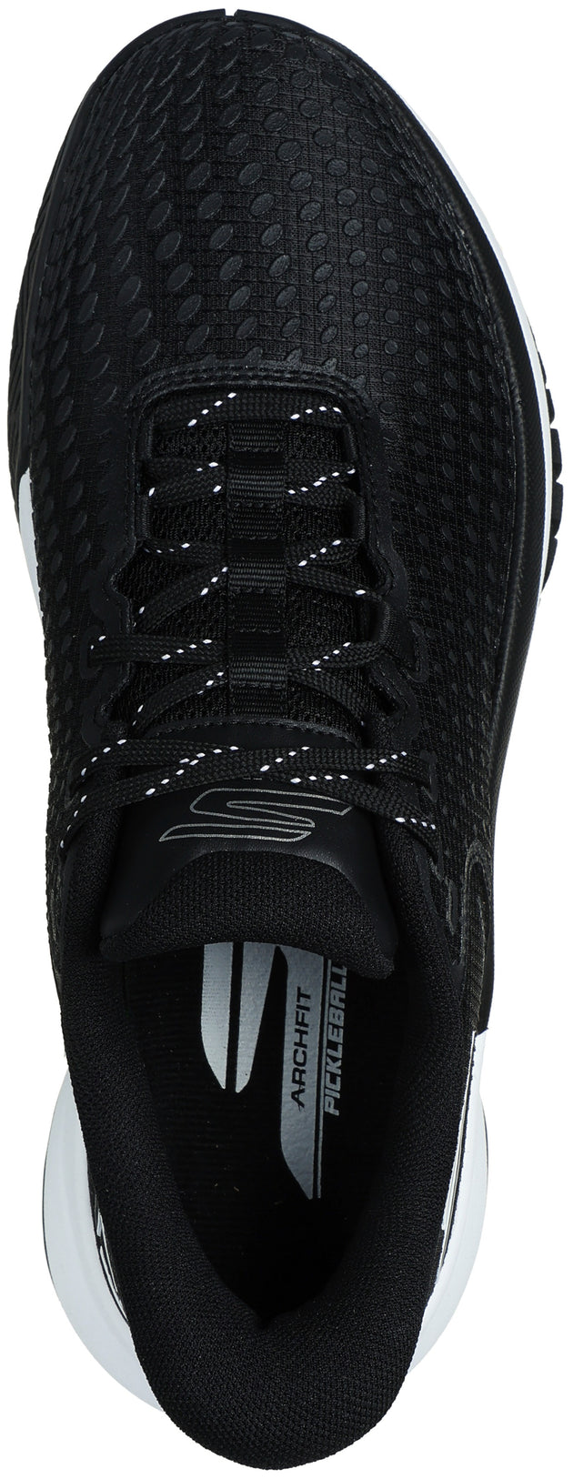 172100-BKW Skechers Women’s Viper Court Pro Elite Hands Free Slip-Ins Pickleball Shoes (Black/White)