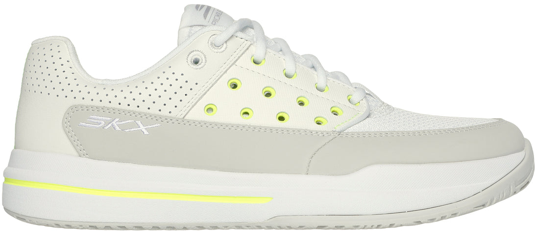 172105-WNT Skechers Women’s Viper Court Luxe Pickleball Shoes (White/Natural)