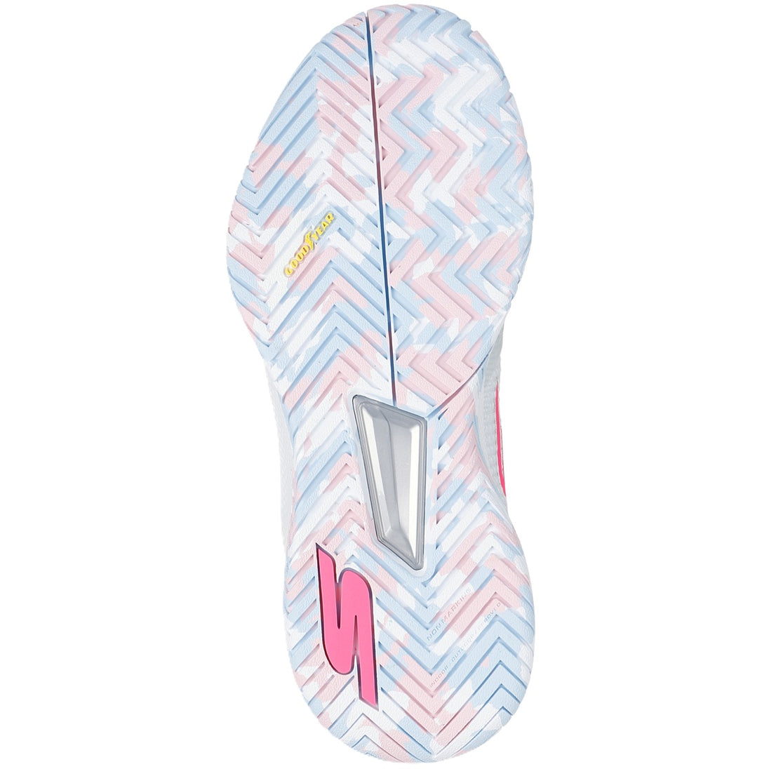 172109-WMLT Skechers Women’s Viper Court Pro 2.0 Pickleball Shoes (White/Multicolored)