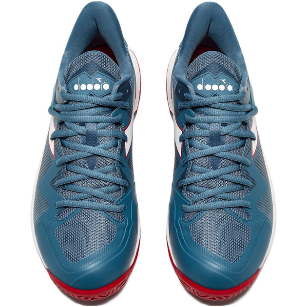 179099-D0843 Diadora Men's B.Icon 2 All Ground Tennis Shoes (Oceanview/White/Salsa)