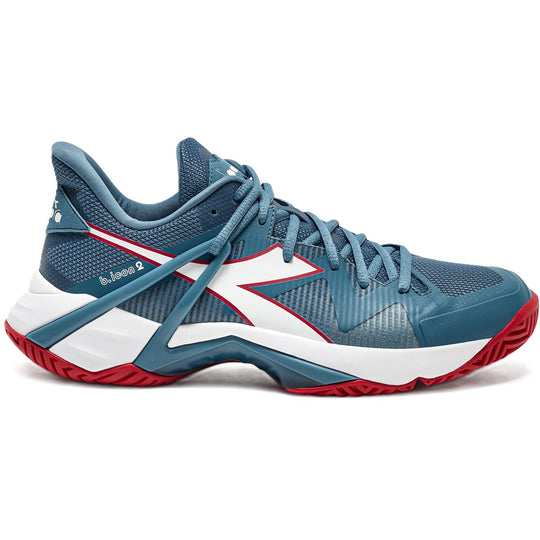 179099-D0843 Diadora Men's B.Icon 2 All Ground Tennis Shoes (Oceanview/White/Salsa)