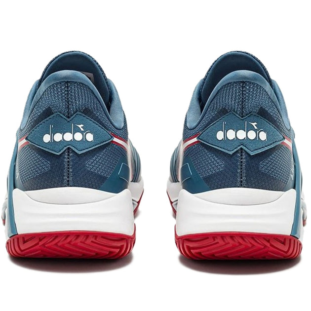 179099-D0843 Diadora Men's B.Icon 2 All Ground Tennis Shoes (Oceanview/White/Salsa)