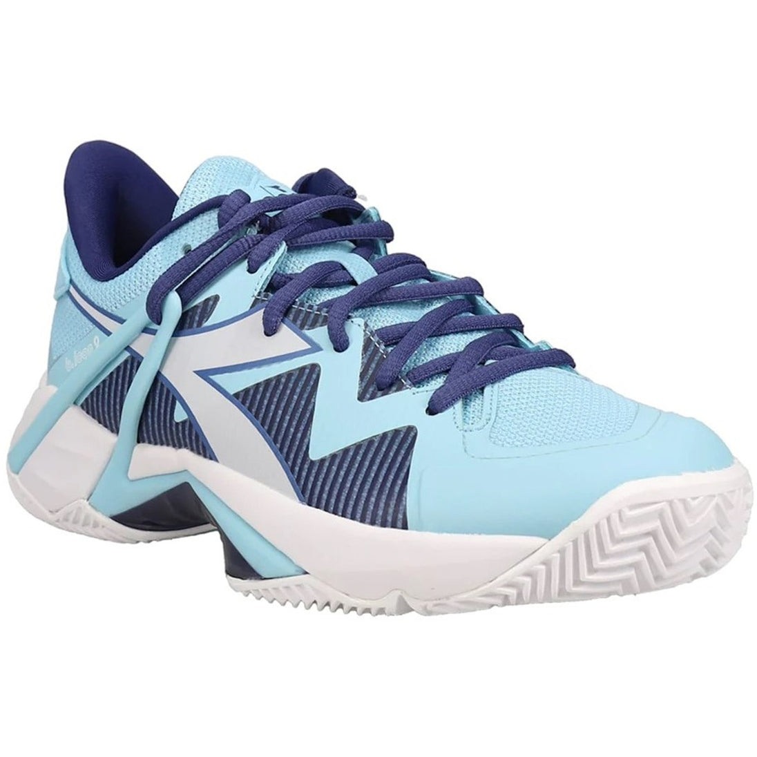 179103-D0267 Diadora Women's B.Icon 2 All Ground Tennis Shoes (Bright Baby Blue/White)