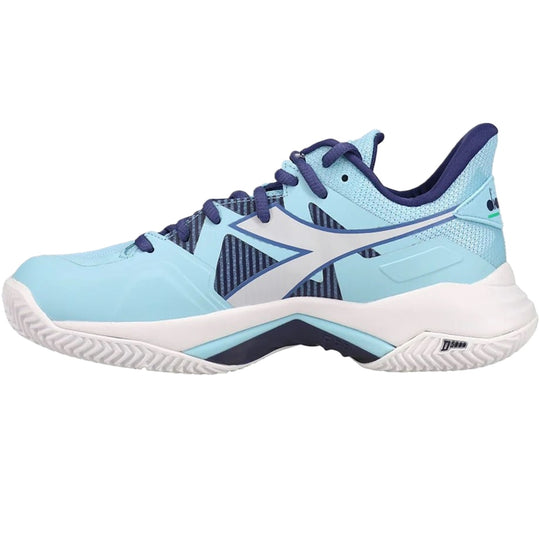 179103-D0267 Diadora Women's B.Icon 2 All Ground Tennis Shoes (Bright Baby Blue/White)