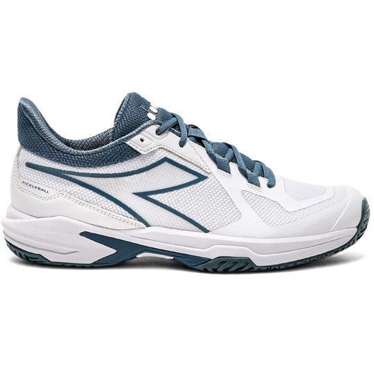 179104-D0946 Diadora Men's Trofeo 2 All Ground Pickleball Shoes (White/Oceanview)