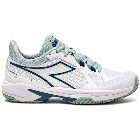 179105-C9453 Diadora Women's Trofeo 2 All Ground Pickleball Shoes (White/Legion Blue)
