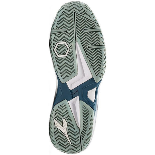 179105-C9453 Diadora Women's Trofeo 2 All Ground Pickleball Shoes (White/Legion Blue)