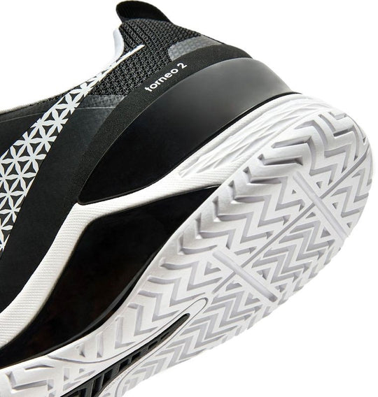 179502-C7406 Diadora Men's Blushield Torneo 2 All Ground Tennis Shoes (Black/White)