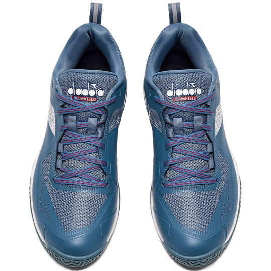 179502-D0843 Men's Blushield Torneo 2 All Ground Tennis Shoe (Oceanview/White/Salsa)