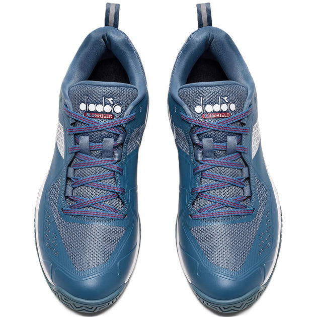 179502-D0843 Men's Blushield Torneo 2 All Ground Tennis Shoe (Oceanview/White/Salsa)