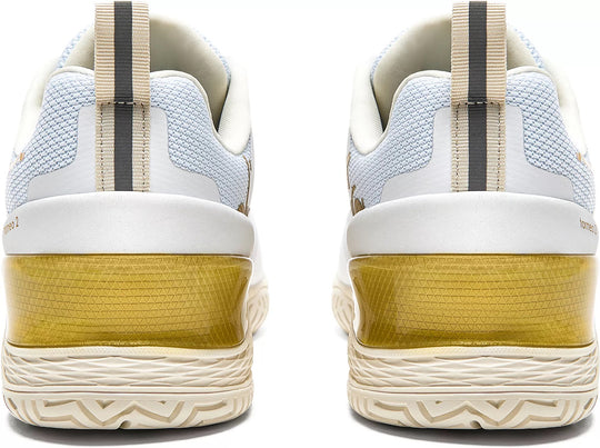 179503-C1070 Diadora Women's Blushield Torneo 2 All Ground Tennis Shoes (White/Gold)