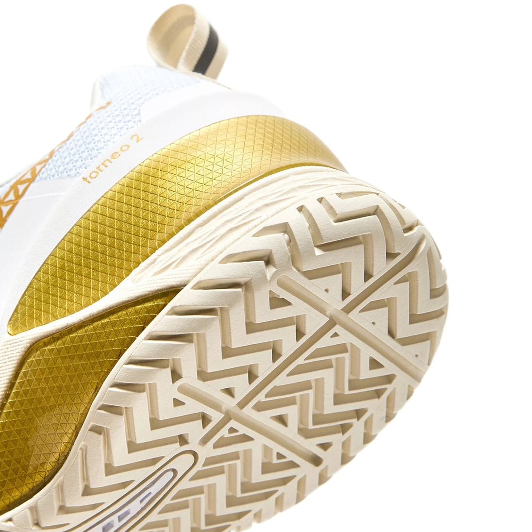 179503-C1070 Diadora Women's Blushield Torneo 2 All Ground Tennis Shoes (White/Gold)