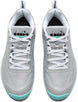 179503-D0686 Diadora Women's Blushield Torneo 2 All Ground Tennis Shoes (Silver DD/Black/Aruba Blue)