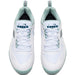 179503-D0846 Diadora Women's Blushield Torneo 2 All Ground Tennis Shoe (White/Legion Blue/Surf Spray)