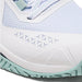 179503-D0846 Diadora Women's Blushield Torneo 2 All Ground Tennis Shoe (White/Legion Blue/Surf Spray)