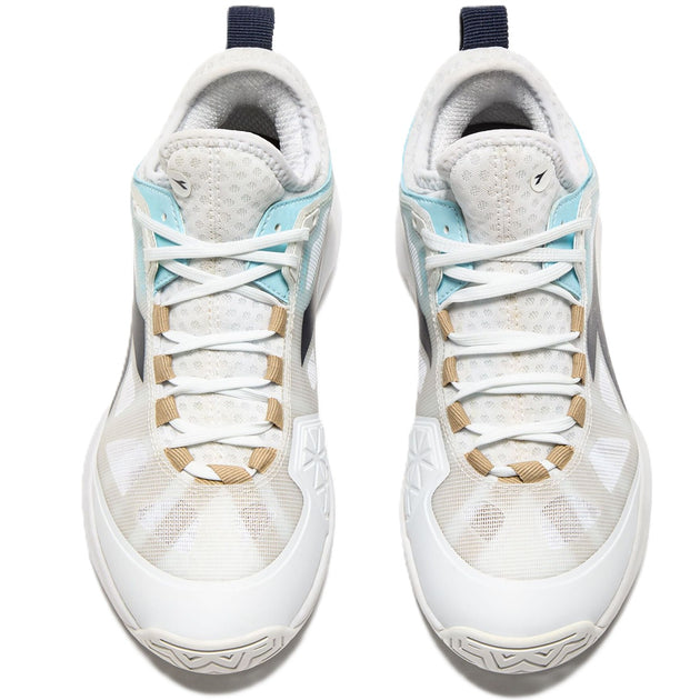 179506-C1494 Diadora Women's Speed Blushield Fly 4+ AG Tennis Shoes (White/Blue Corsair)