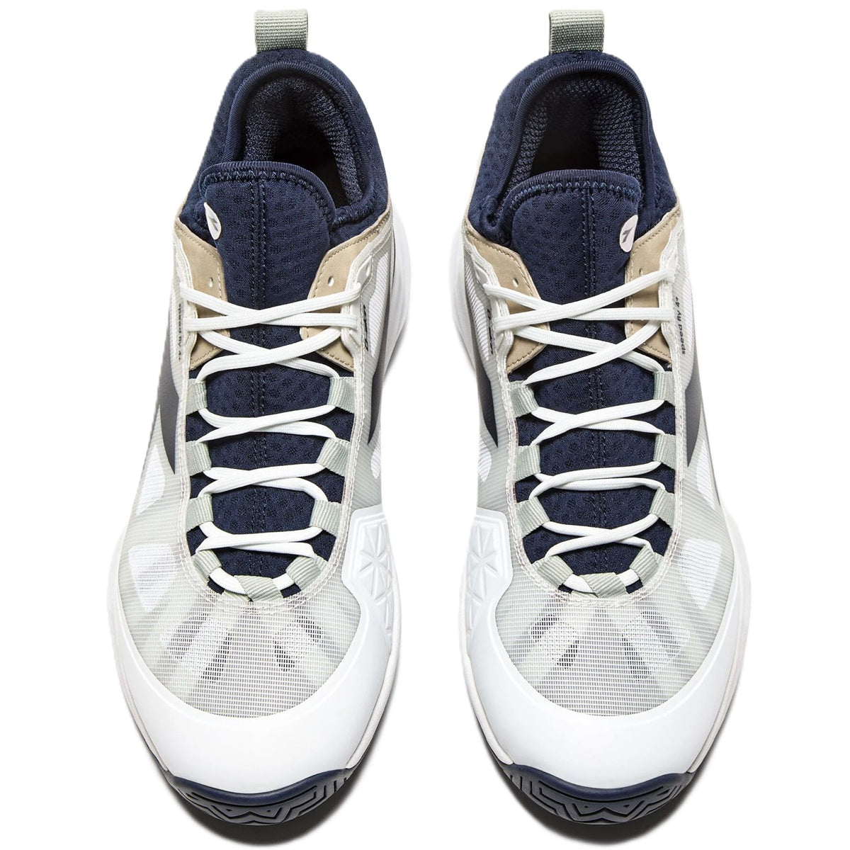 179507-C1494 Diadora Men's Speed Blushield Fly 4+ AG Tennis Shoes (White/Blue Corsair)