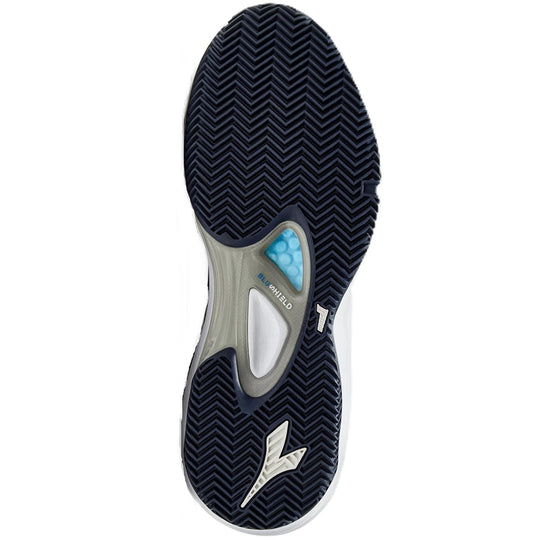Diadora Men's Speed Blushield Fly 4+ Clay Tennis Shoes (White/Blue Corsair)