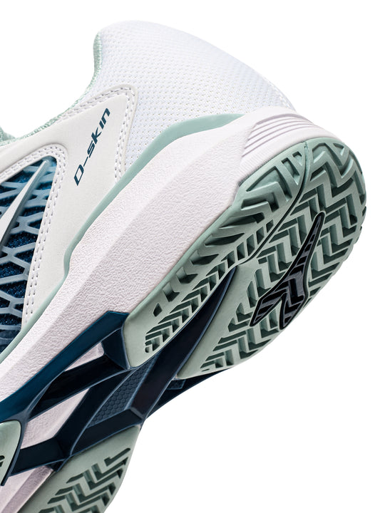 180615-D0845 Diadora Women's Speed Competition 7+ All Ground Tennis Shoe (White/Surf Spray/Legion Blue)